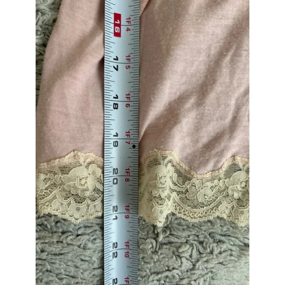 Eberjey Pink Lace Trim‎ Babydoll Camisole Top Empire Waist Layer Y2K Angelcore - Picture 8 of 8